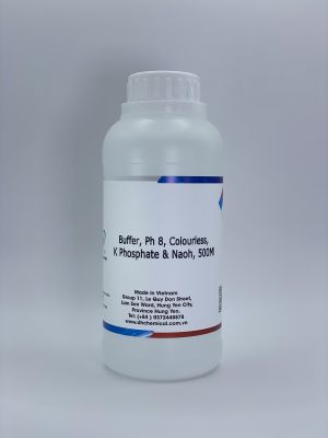 Buffer, pH 8, Colourless, K Phosphate, NaOH, 500mL