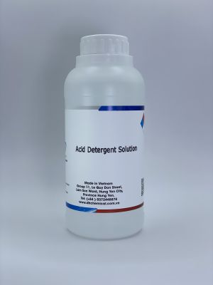 Acid detergent solution