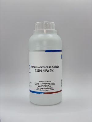 Ferrous Ammonium Sulfate, 0.2500N for COD