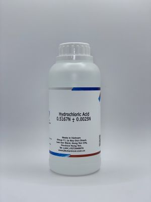Hydrochloric Acid 0.5167N, ± 0.0025N