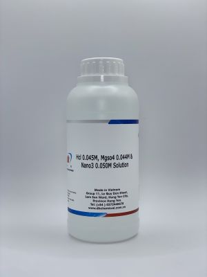 HCL, 0.045M, MgSO4, 0.044M & NaNO3, 0.050M Solution