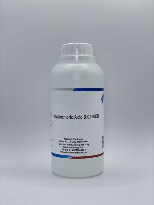Hydrochloric Acid 0.02500N