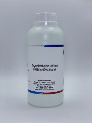 Thymolphthalein Indicator 0.05% in 90% Alcohol