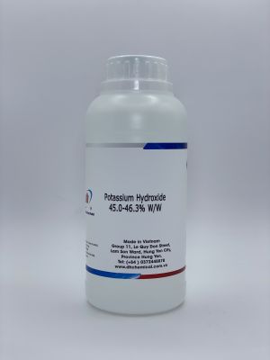 Potassium Hydroxide 45.0 ~ 46.3% W/W