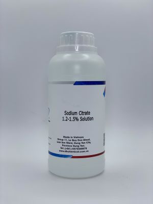 Sodium Citrate 1.2 - 1.5% Solution